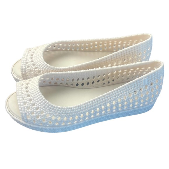 Melissa Camilla + Jason Wu woven open toe flats size 7 - Picture 3 of 11